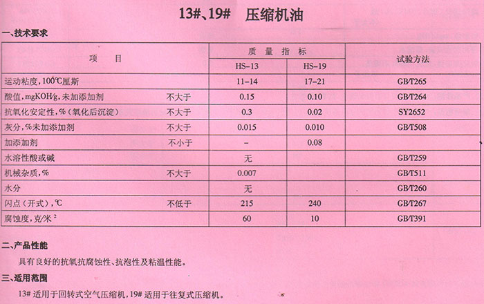 13壓縮機(jī)油